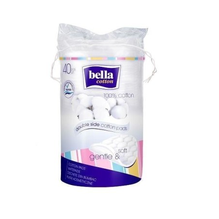 Płatki kosmetyczne Bella Cotton owalne, 40 sztuk