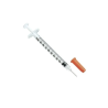 Strzykawka insulinowa 1 ml z igłą wtapianą 0,3x8 mm, 100 sztuk