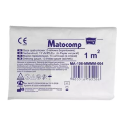Niejałowa gaza opatrunkowa Matocomp