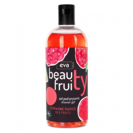 Żel pod prysznic Eva Natura Beauty Fruity Czerwone owoce 400 ml