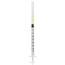 Strzykawka insulinowa 1 ml U-40 z igłą 0,3x13 mm 30G, 120 sztuk
