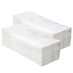 Ręczniki papierowe, białe, jednowarstwowe, 4000 szt., MERIDA ECONOMY