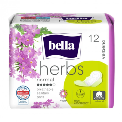 Podpaski higieniczne Bella Herbs z werbeną, 12 sztuk