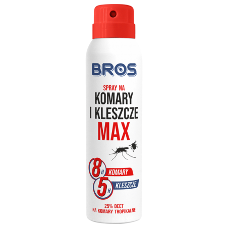 BROS Spray na komary i kleszcze MAX 90 ml