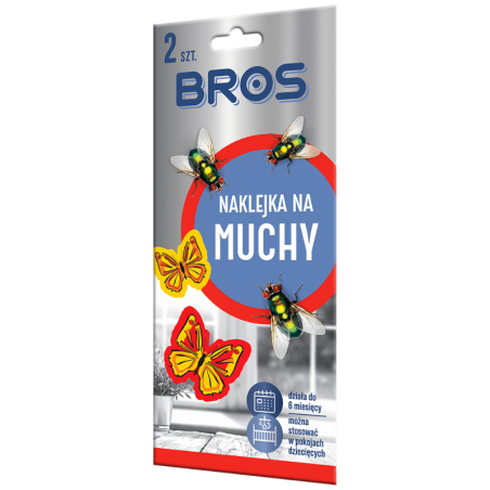 BROS Naklejka na muchy, 2 sztuki