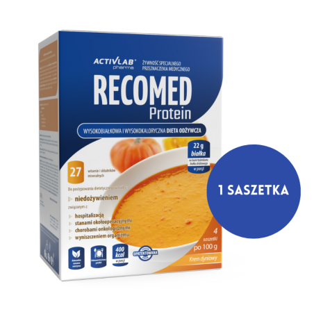 RecoMed Protein zupa krem dyniowy, 1 saszetka, 100 g