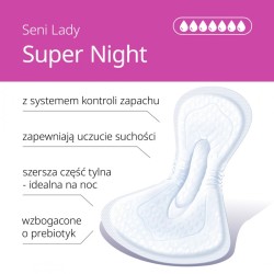 Wkładki urologiczne dla kobiet Seni Lady Super Night