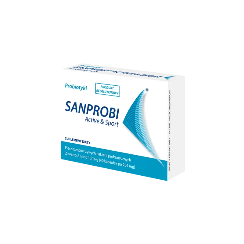 SANPROBI Active and Sport, 40 kapsułek