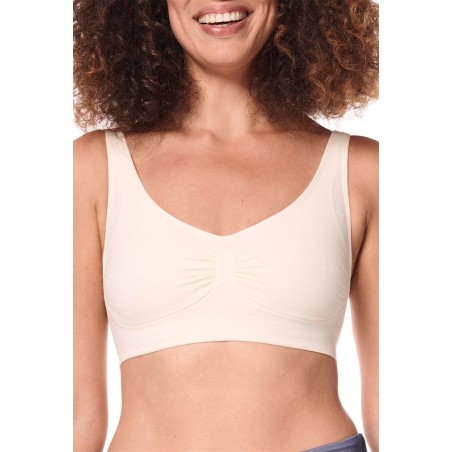 Becky - biustonosz bezszwowy AMOENA - off-white