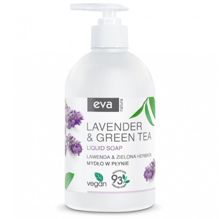 Mydło w płynie Eva Natura Lawenda i zielona herbata 500 ml