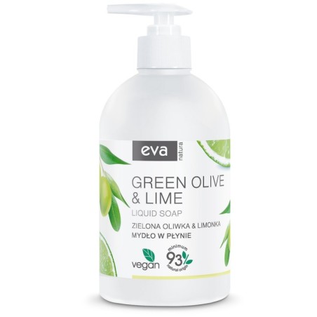 Mydło w płynie Eva Natura Zielona oliwka i limonka 500 ml