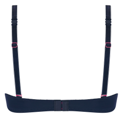 Delila SBP - miękki usztywniany biustonosz AMOENA - niebieski/magenta