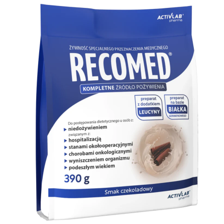 RecoMed koktajl o smaku czekoladowym folia 390g