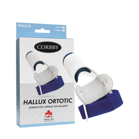 Hallux Ortotic Aparat na haluksy, prawy, CORBBY