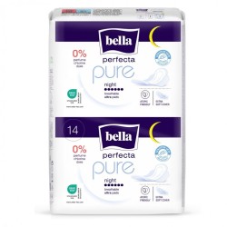 Bella Perfecta Pure Night Podpaski higieniczne na noc, 14 sztuk