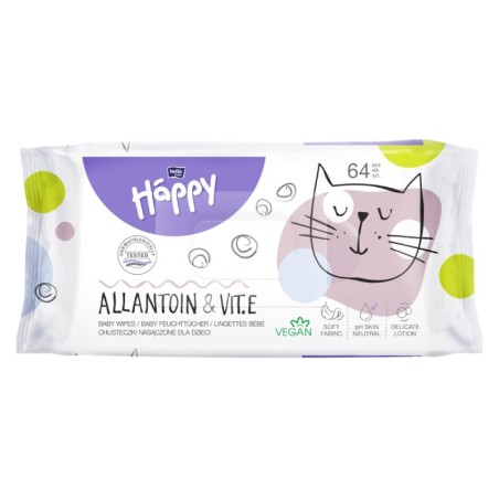 Bella Baby Happy Chusteczki nawilżane Alantoina i witamina E