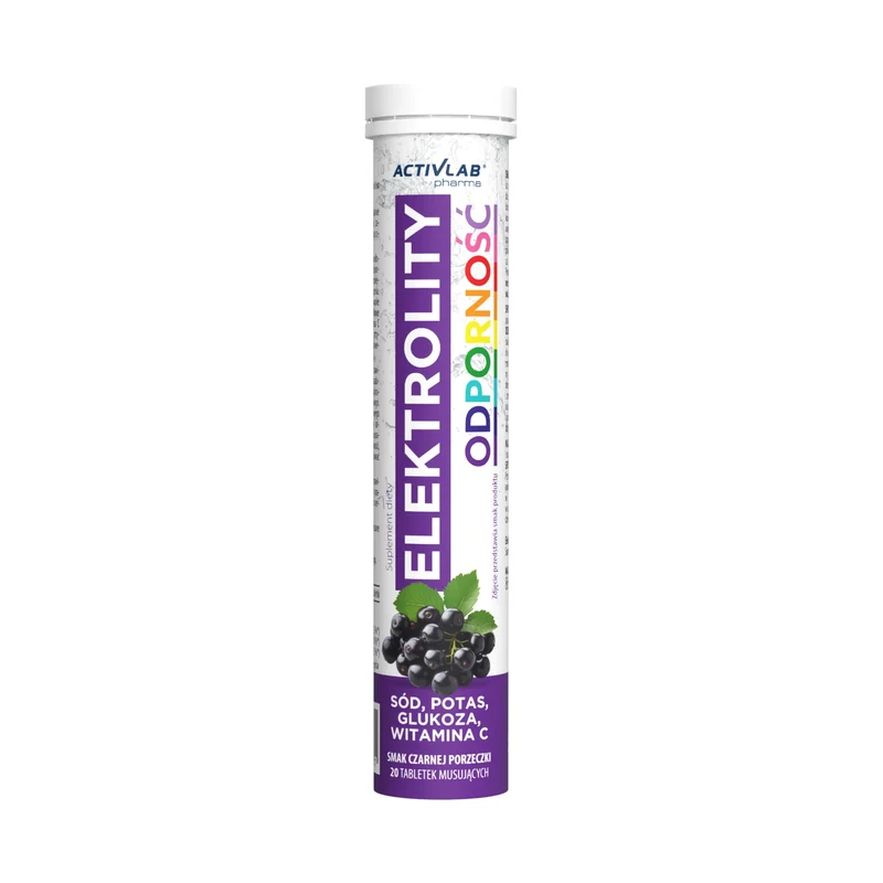 Activlab Elektrolity Odporność, smak czarnej porzeczki, 20 tabletek