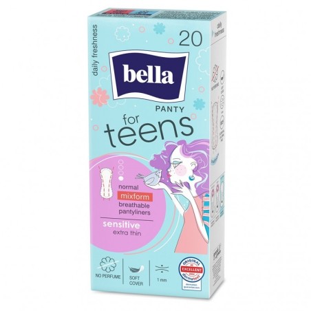 Wkładki higieniczne Bella For Teens Panty Sensitive, 20 sztuk