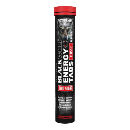 Activlab Black Wolf Energy Tabs Klasyczny, 20 tabletek