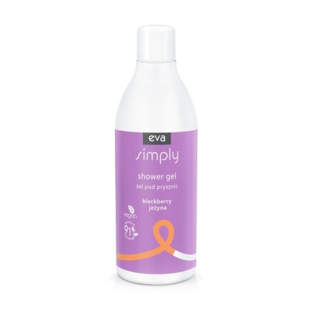 Eva Simply Żel pod prysznic z jeżyną, 500 ml