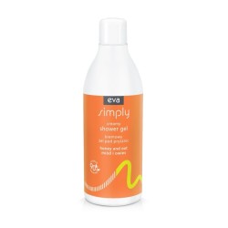 Eva Simply Kremowy żel pod prysznic z miodem i owsem, 500 ml